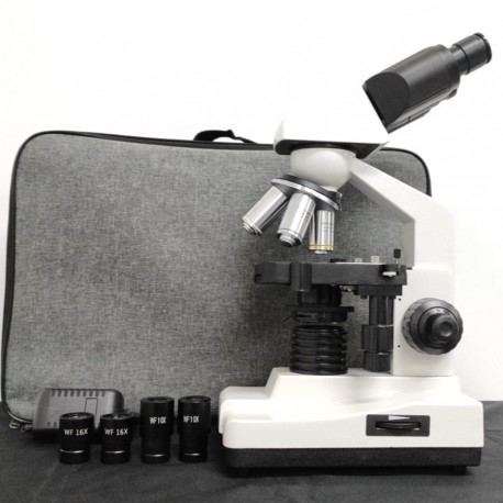 Microscopio Binocular Compuesto 40X-1600X