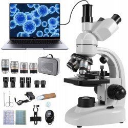 Microscopio Trinocular Compuesto 40X-2000X