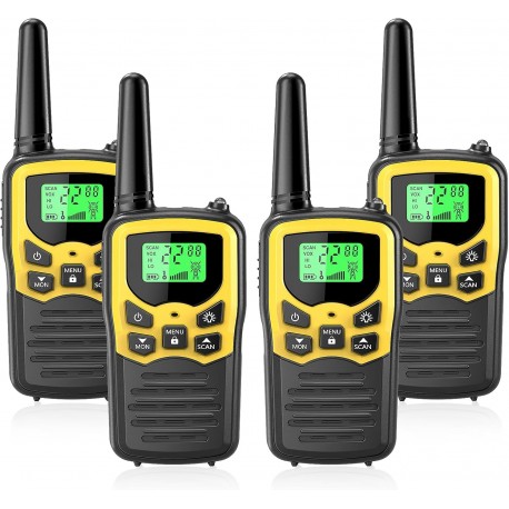 RAdio Walkie Talkies MOICO 22 Canales Kit X 4