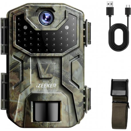 Cámara Trampa iZEEKER iG200 (No Glow) – 2K HD, 36MP