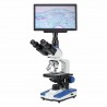 Microscopio Biológico Digital Trinocular NK-210TLCD10 40X–2500X con Pantalla 10"