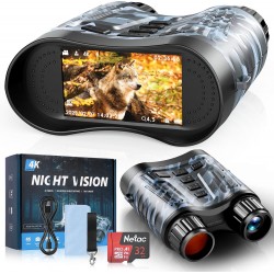 Binoculares Vision Nocturna Infrarrojos 4k 8X 32Gb