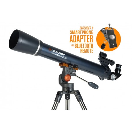 Telescopio Celestron Astromaster LT 70AZ Con Soporte Celular