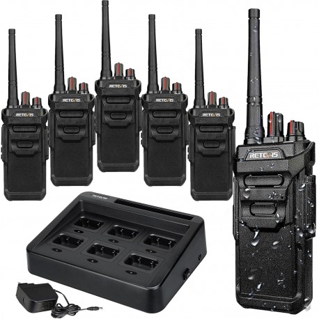 Radios Walkie Talkies Retevis RT48 Profesionales IP67 kit X 6