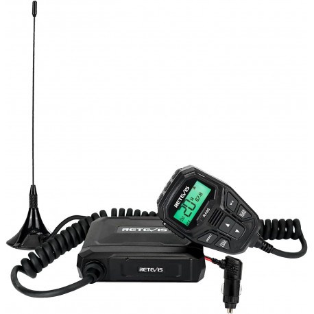 Radio Movil GMRS retevis RA86 20W 30 canales