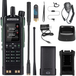 Radio Portátil BAOFENG DM-32 DMR 10W – VHF/UHF GPS APRS Con Accesorios