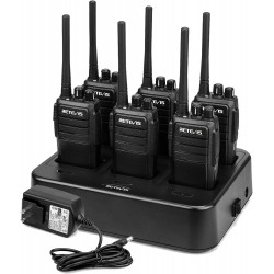 Radios Retevis RT21 FRS UHF 16 Canales KIt X 6