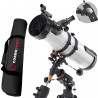 Telescopio Celestron Astromaster 130EQ 31045-B Deluxe + Soporte Cel + Estuche