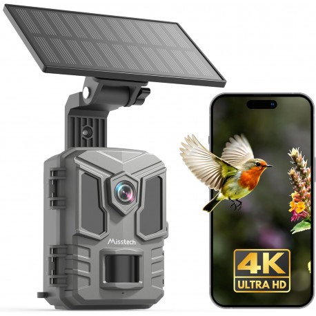 Camara trampa Solar 4K 64MP 8GB