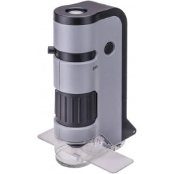 Microscopio de Bolsillo Carson 100X - 250X Con adaptador de celular