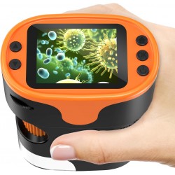 Microscopio Digital Portátil BEBANG PM1000 200X–1000X con Pantalla 2" 4K 1080P 32GB