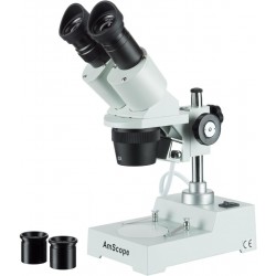Microscopio Estéreo Binocular AmScope SE304R-PZ 20X–80X
