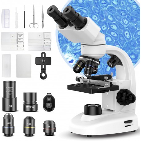 Microscopio Binocular Compuesto 40X-2000X MIC37